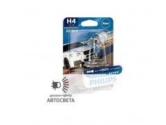Галогеновая лампа Philips H4 Racing Vision +150% 12342RVB1